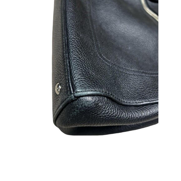 Coach Penelope Black Pebbled Leather 9x12x5” Hand Bag PurseTurn-Lock - Picture 15 of 16